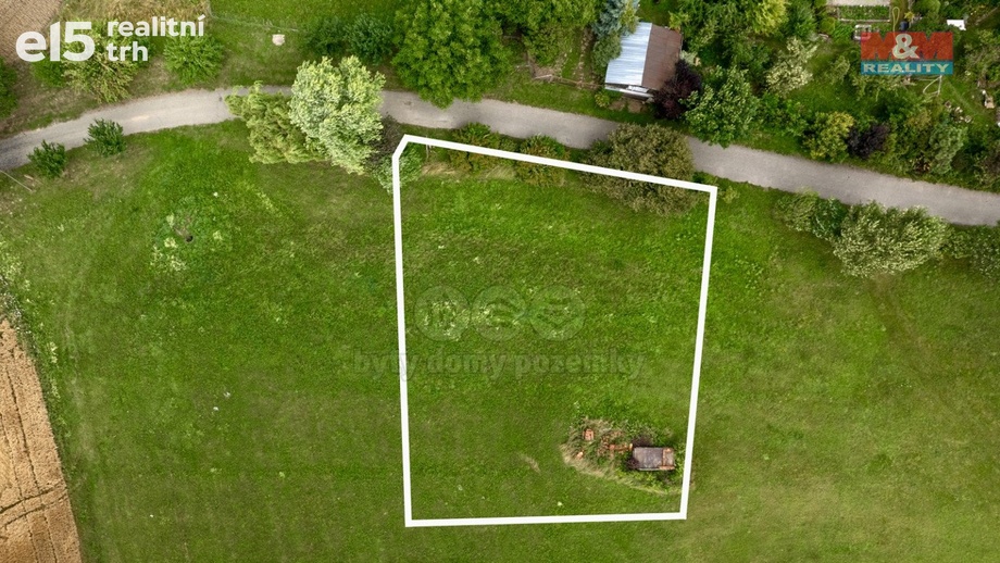 Prodej stavebního pozemku 993 m², Vilice