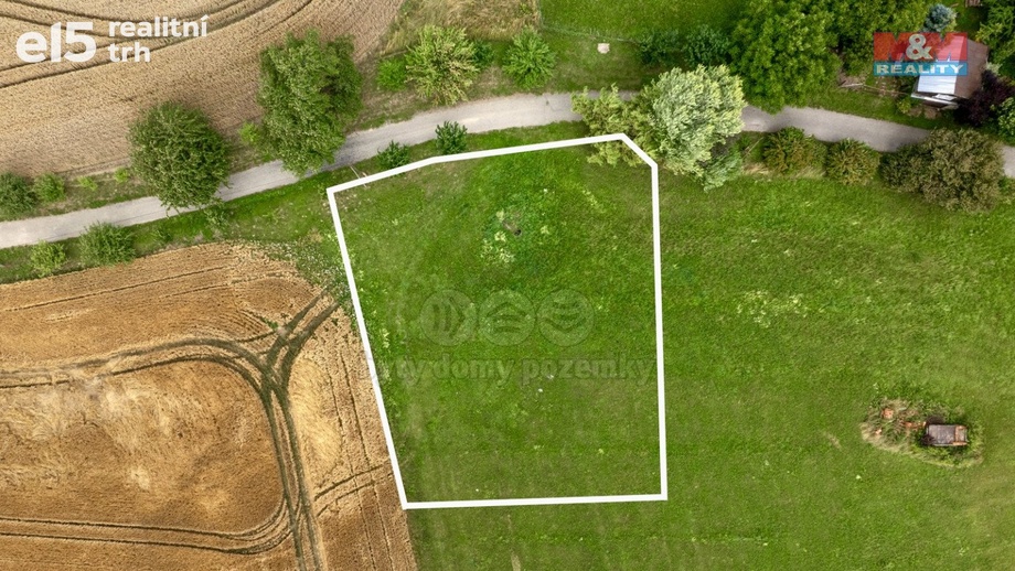 Prodej stavebního pozemku 1 134 m², Vilice