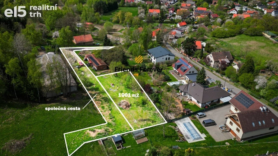 Prodej stavebního pozemku 967 m², Velké Popovice - Brtnice