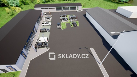 Pronájem skladu 464 m², Ostrov