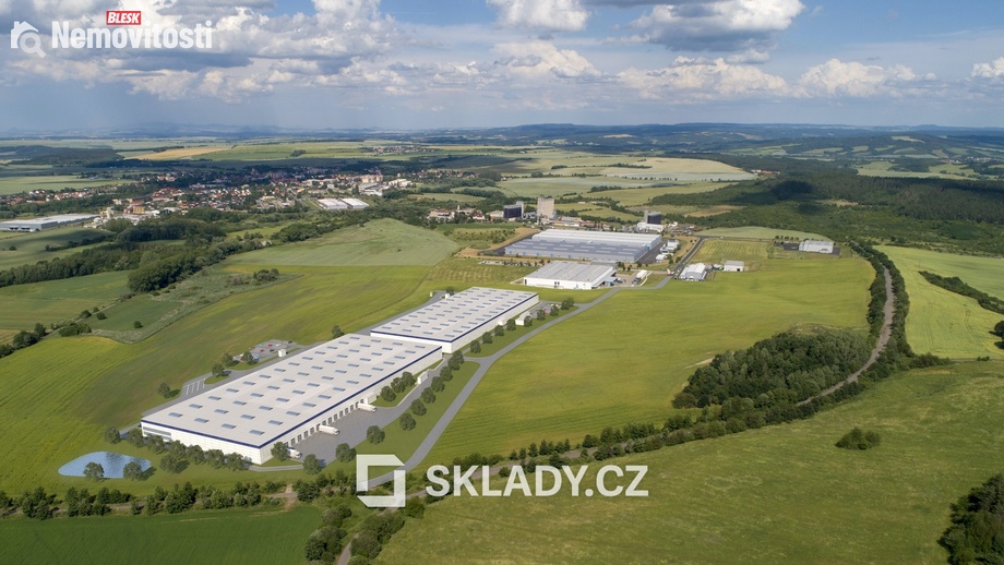 Pronájem skladu 10 000 m², Podbořany