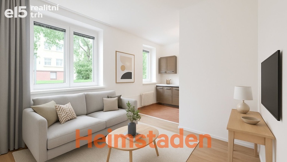 Pronájem bytu 1+kk 24 m², Karviná-Nové Město - Karviná - Nové město