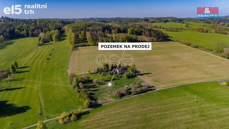 Prodej stavebního pozemku 2 805 m², Velký Šenov