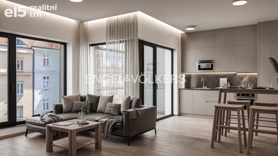 Pronájem bytu 2+kk 58 m², Praha - Bubeneč