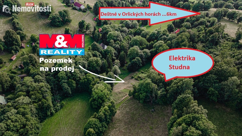 Prodej stavebního pozemku 1 879 m², Kounov