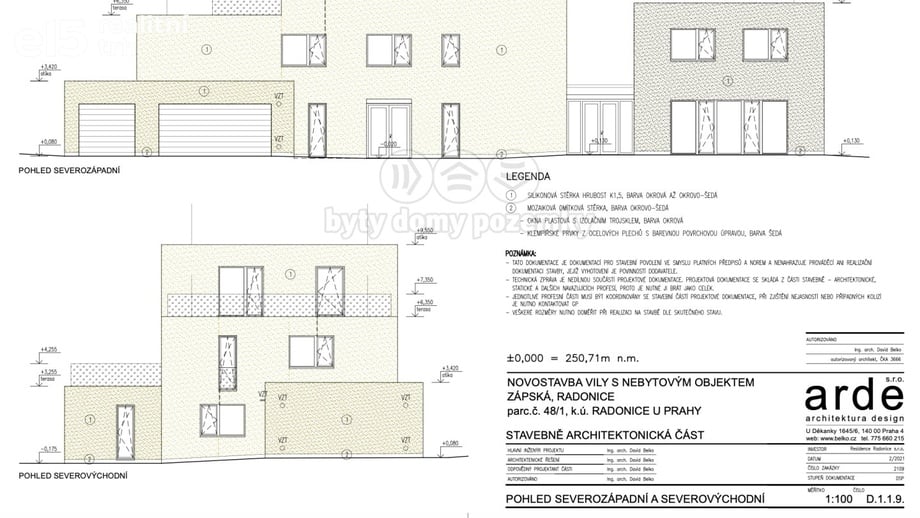 Prodej stavebního pozemku 1 393 m², Radonice