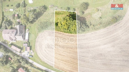 Prodej stavebního pozemku 1 867 m², Velká Jesenice