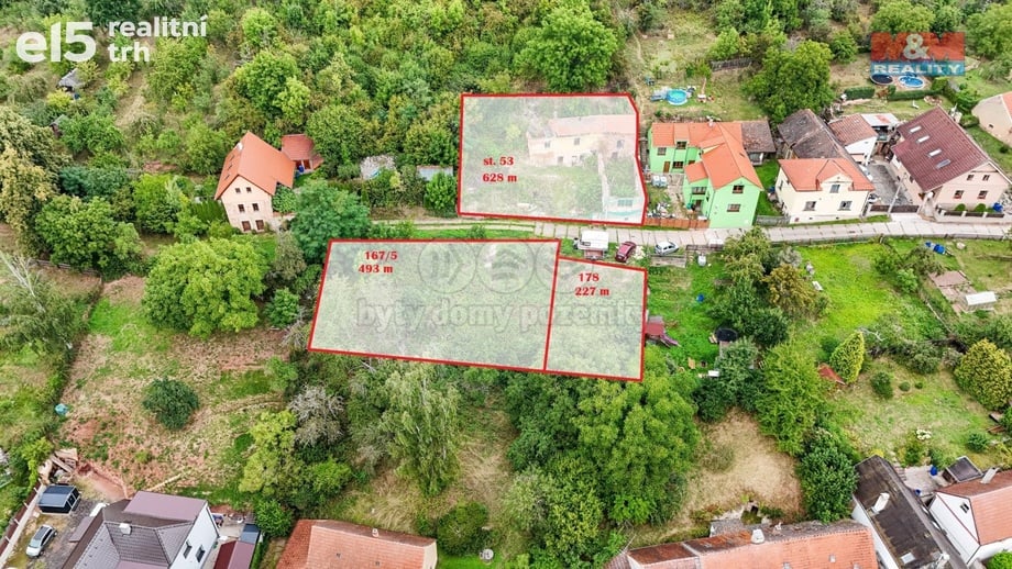 Prodej stavebního pozemku 227 m², Krušovice