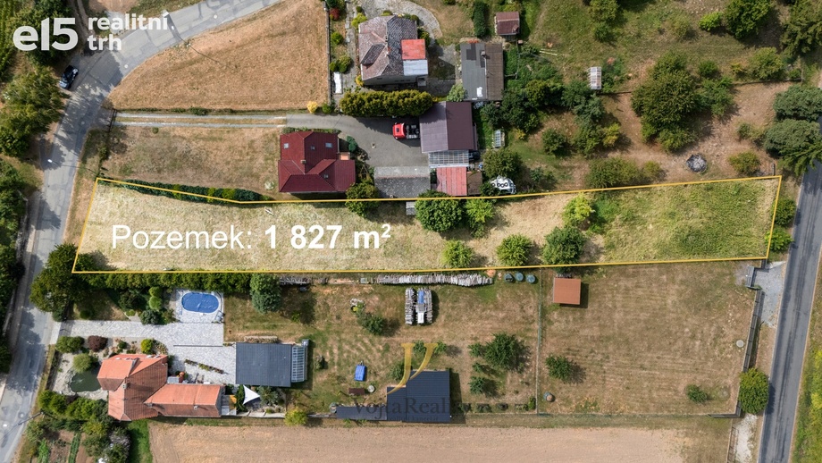 Prodej stavebního pozemku 1 824 m², Bílá Lhota - Řimice