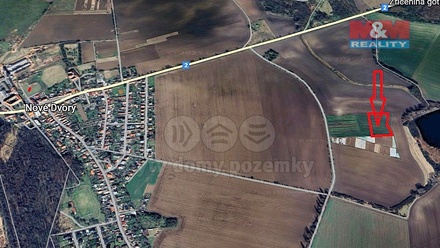 Prodej zahrady 9 979 m², Nové Dvory