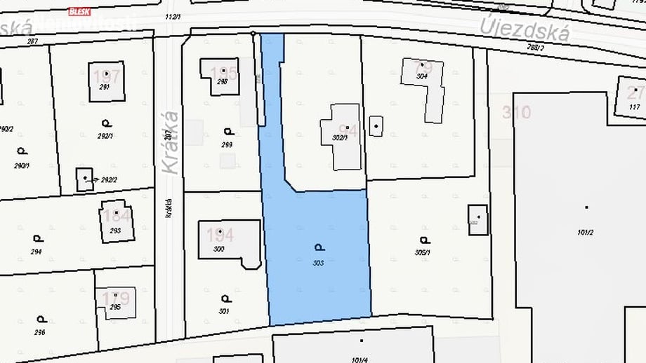 Prodej stavebního pozemku 1 222 m², Netvořice