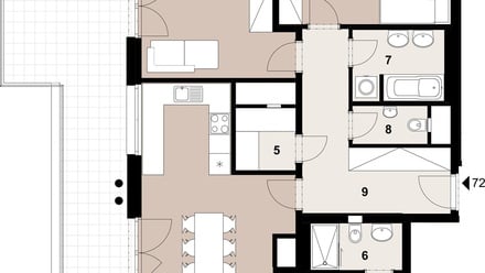 Prodej bytu 4+kk 104 m², Praha - Pitkovice
