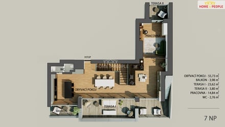 Prodej bytu 4+kk 237 m², Praha 3