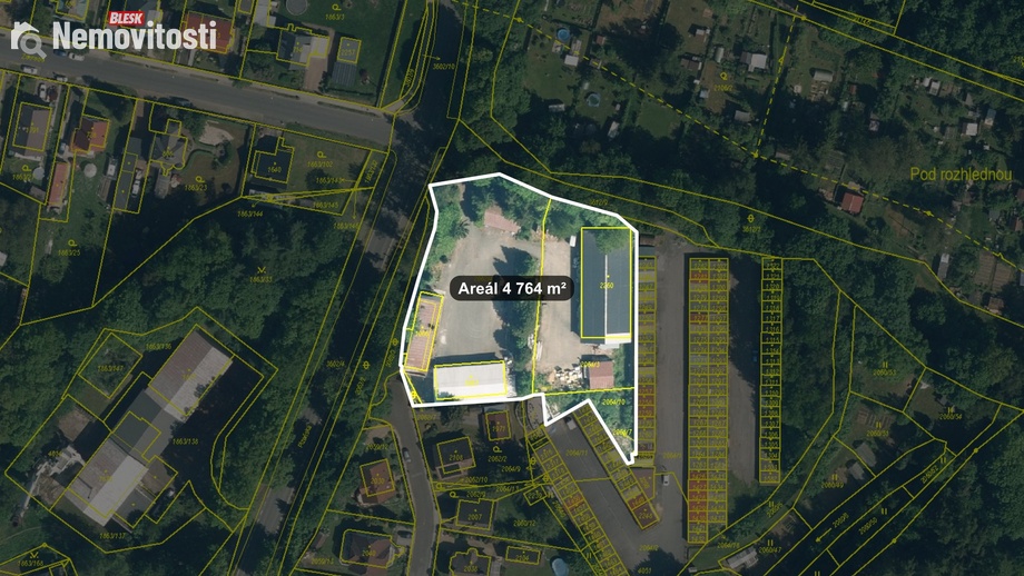 Prodej skladu 1 060 m², Planá