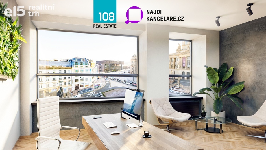 Pronájem kanceláře 1 630 m², Praha 1