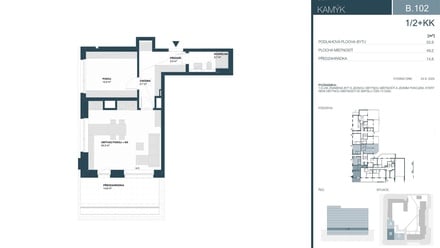 Prodej bytu 1+kk 49 m², Praha