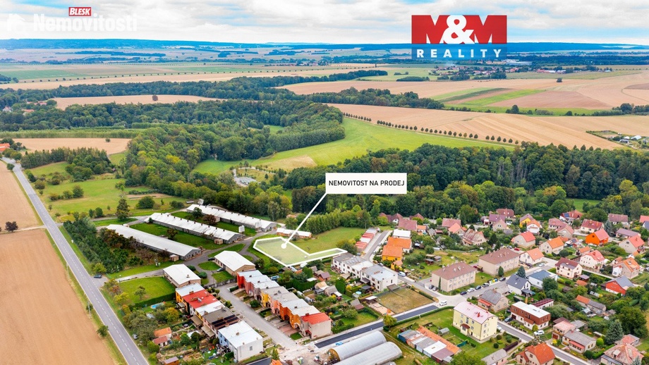 Prodej stavebního pozemku 1 349 m², Dolní Újezd