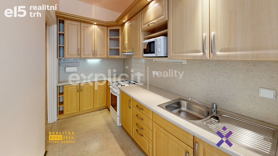 Pronájem bytu 2+1 62 m², Zlín - Prštné