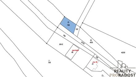 Prodej zahrady 810 m², Nestrašovice