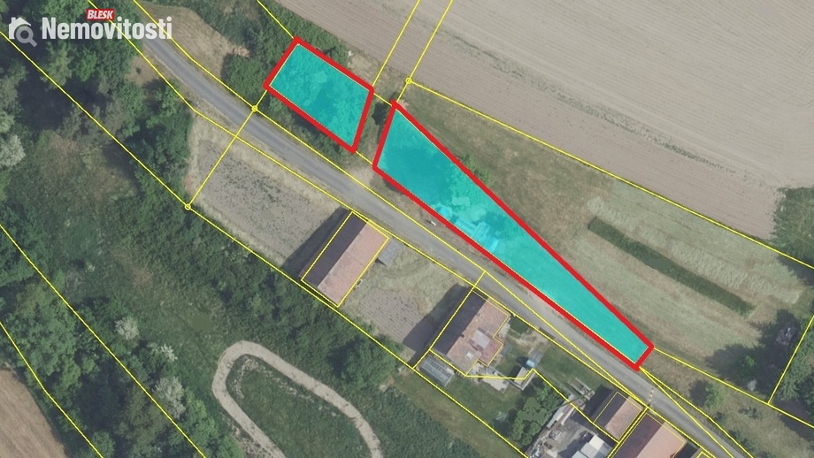 Prodej zahrady 810 m², Nestrašovice