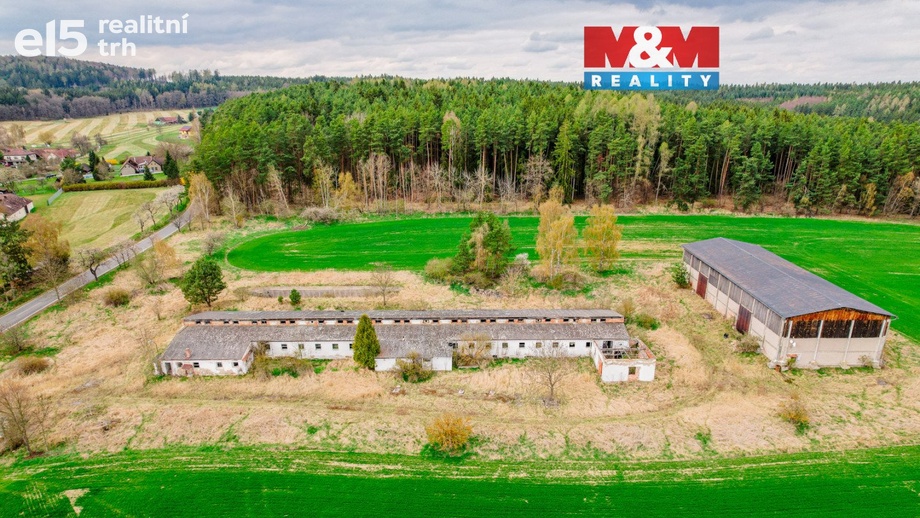 Prodej zemědělského objektu 9 558 m², Všemyslice