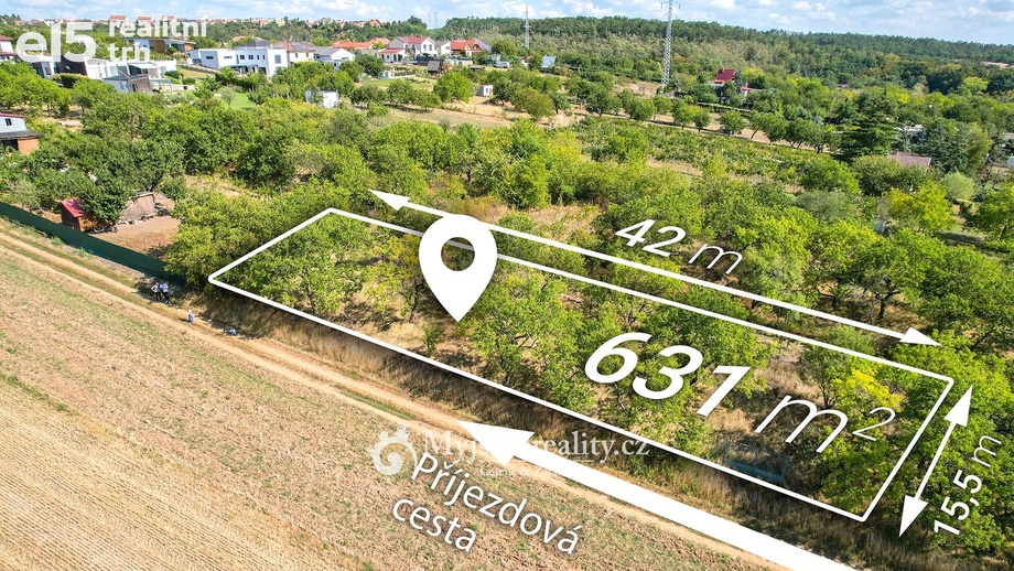 Prodej zahrady 631 m², Suchohrdly