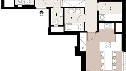 Prodej bytu 4+kk 96 m², Praha - Dolní Počernice