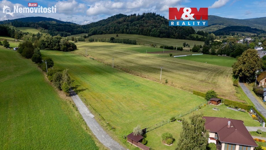 Prodej stavebního pozemku 4 500 m², Velké Losiny