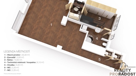 Pronájem obchodního prostoru 75 m², Ostrava - Moravská Ostrava a Přívoz