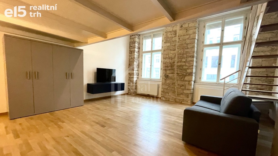 Pronájem bytu 1+kk 97 m², Praha - Karlín