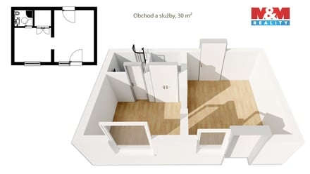 Prodej obchodního prostoru 30 m², Praha 6
