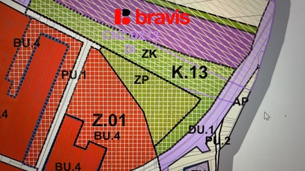 Prodej stavebního pozemku 1 466 m², Ostopovice