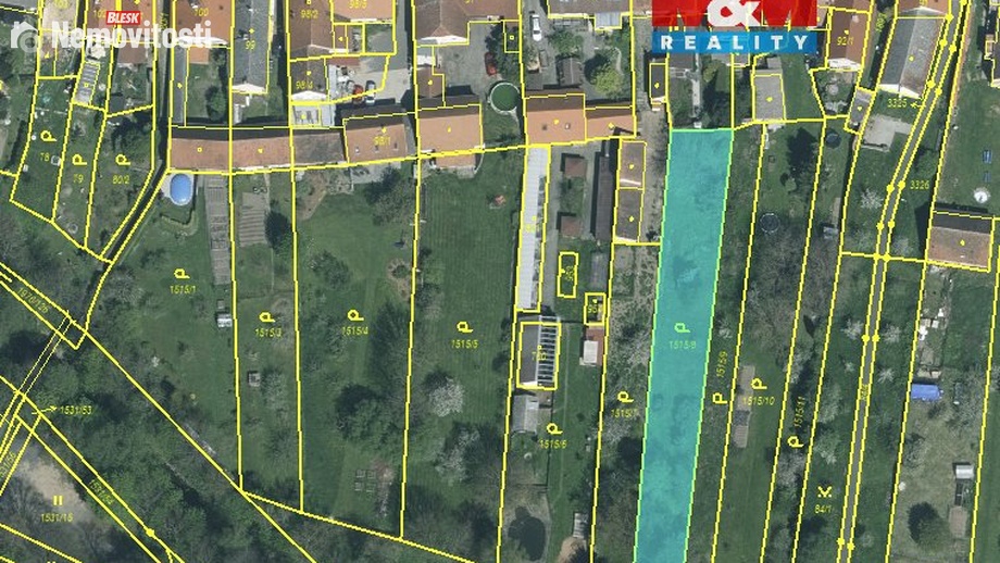 Prodej stavebního pozemku 993 m², Spálené Poříčí