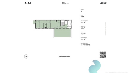 Prodej bytu 4+kk 85 m², České Budějovice