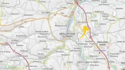 Prodej podílu 1/4 pole 1 504 m², Veltrusy