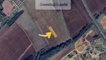 Prodej podílu 1/4 pole 1 504 m², Veltrusy