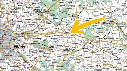 Prodej pole 6 738 m², Bříství