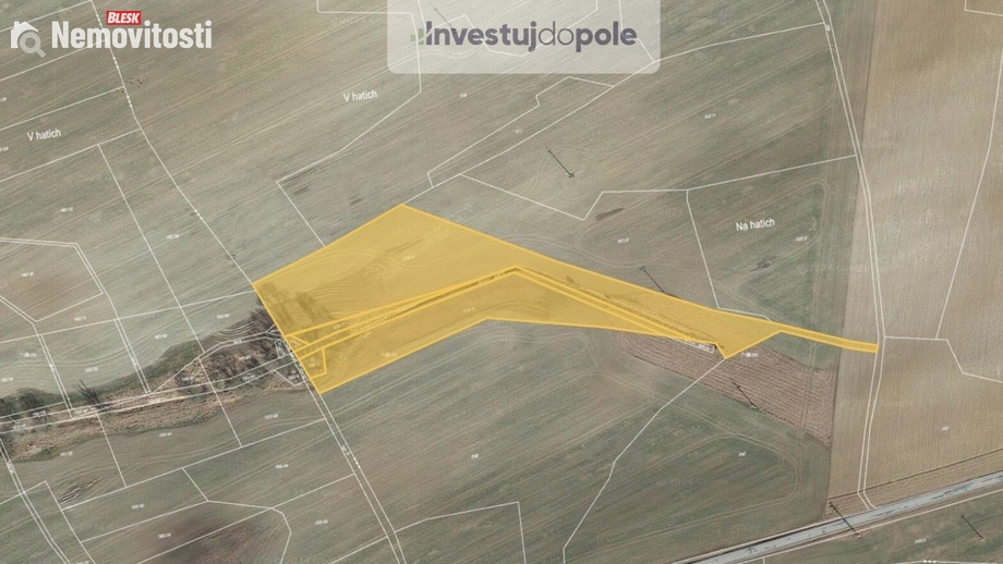 Prodej pole 12 319 m², Hracholusky