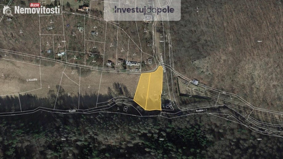 Prodej louky 3 606 m², Bojanovice