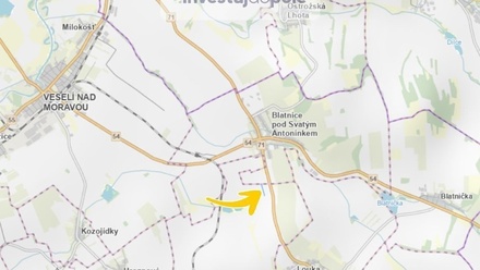 Prodej pole 4 290 m², Lipov