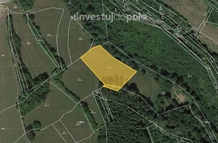 Prodej louky 3 083 m², Vsetín - Horní Jasenka