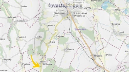 Prodej louky 2 709 m², Zádolí - Stříhanov