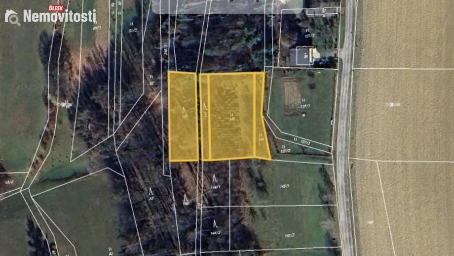 Prodej louky 2 709 m², Zádolí - Stříhanov