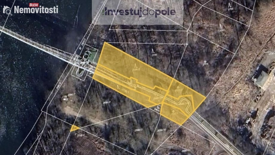 Prodej lesa 3 539 m², Mělník
