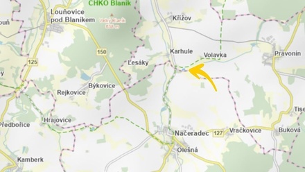 Prodej louky 3 966 m², Pravonín - Volavka