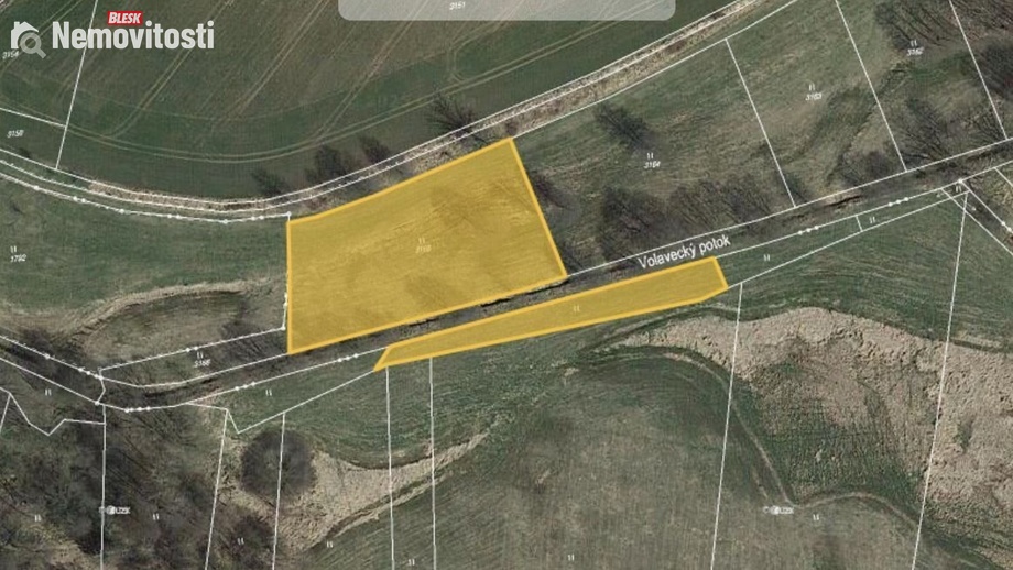 Prodej louky 3 966 m², Pravonín - Volavka