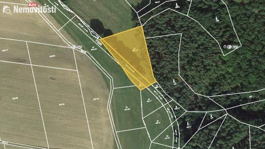 Prodej louky 2 934 m², Chanovice - Újezd u Chanovic