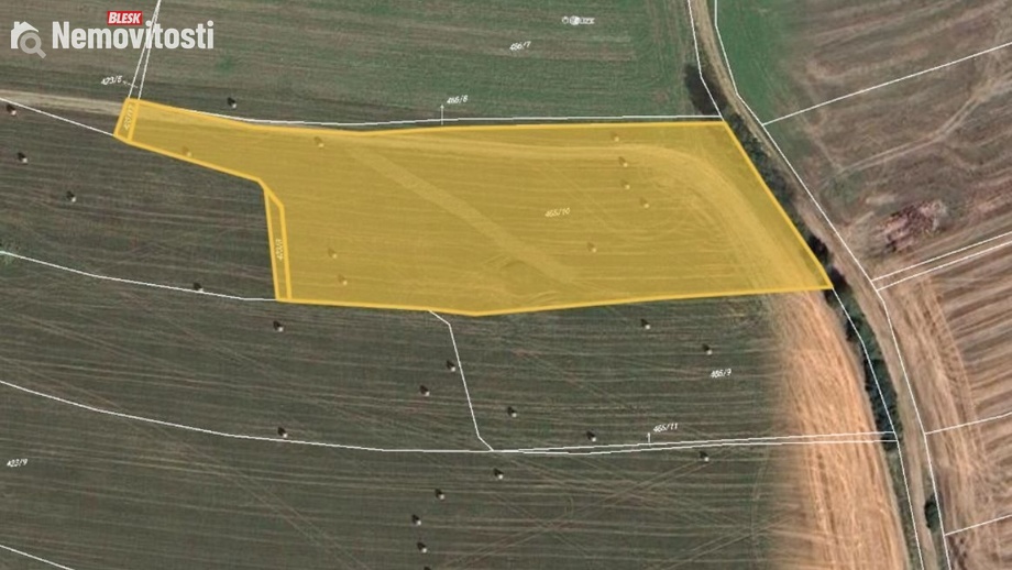 Prodej pole 16 500 m², Dolany