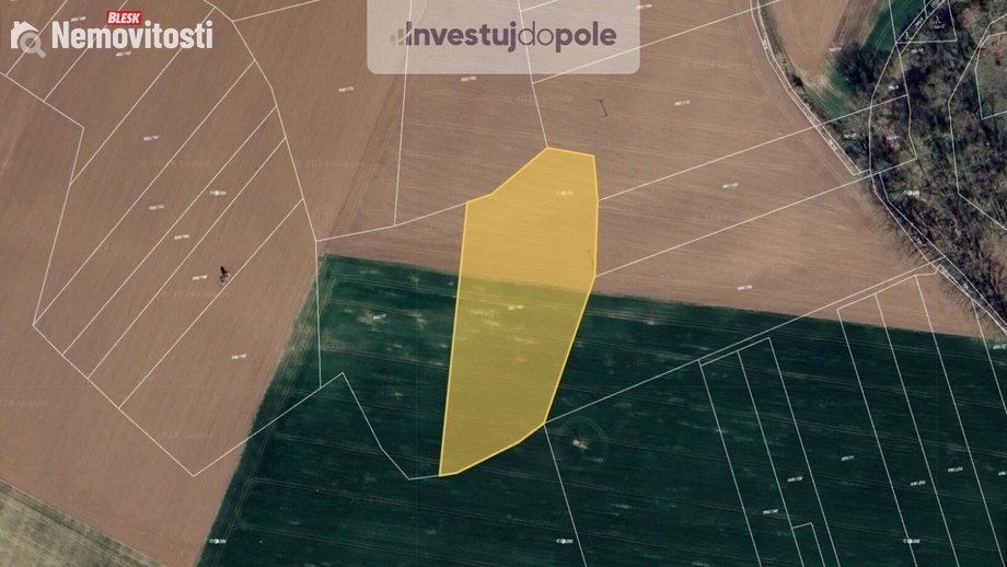 Prodej podílu 3/12 pole 2 724 m², Nový Vestec