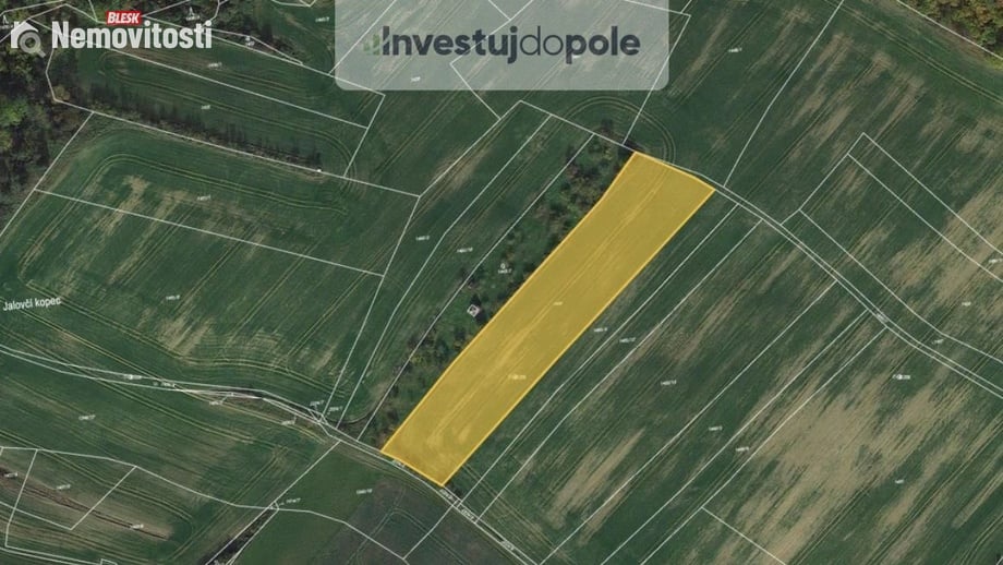 Prodej pole 8 074 m², Pavlice
